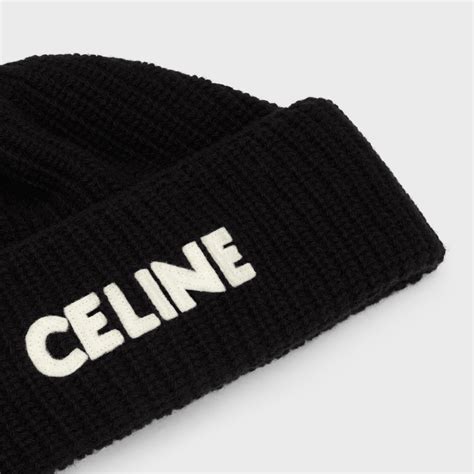 celine beanie in ribbed wool|celine beanies for women.